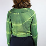 Alligator Matcha Tie Cardigan in XXS, S, XL