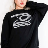 Serpent Relaxed Fit Sweatshirt - Thief and Bandit