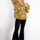 Marigold Shroomed Relaxed Fit Sweatshirt - Thief and Bandit