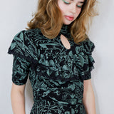 'Moonlit Marsh' Patsy Blouse