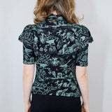 'Moonlit Marsh' Patsy Blouse