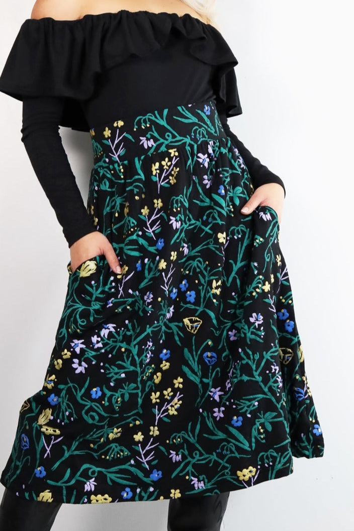 Dusk Belladonna Chelsea Midi Skirt - Thief and Bandit