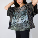 'Curio' & 'Shadow Canyon' Patchwork Loose Tee (Size 3)