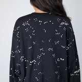 'Heroes Journey Under Starlight' Black Cropped Pullover (Sizes 1, 2, & 3)