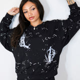 'Heroes Journey Under Starlight' Black Cropped Pullover (Sizes 1, 2, & 3)