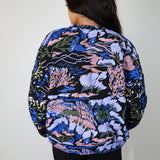 'Pastoral' Patchwork Cropped Pullover (Size 2)
