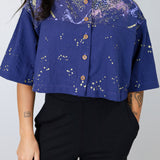 'Starlight' & 'Space Mountains' Boxy Button-Up (Size 1)