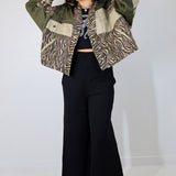 'Expedition' Patchwork Raw Silk Jacket (Size 2)