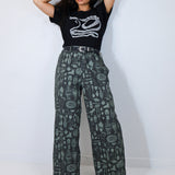 'Curio' Cypress Straight Leg Trouser