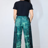 Gemstone 'Starlight' Cotton Crêpe Pants