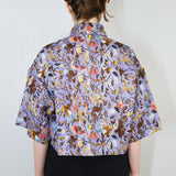 'Dreamy Floral' Collage Boxy Button-Up
