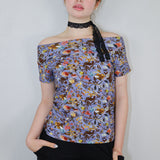 'Dreamy Floral' Collage Lori Tee
