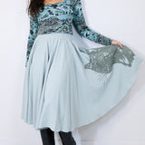 'Sad Panther' Mint Margot Skirt (Medium)