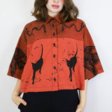 'Dusk Prowl' Boxy Button-Up (Size 2)