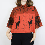 'Dusk Prowl' Boxy Button-Up (Size 2)