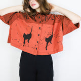 'Dusk Prowl' Boxy Button-Up (Size 2)