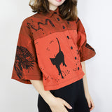 'Dusk Prowl' Boxy Button-Up (Size 2)