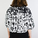 'Opposites Curio' Boxy Button-Up (Size 1)