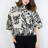 'Bone Pile' Boxy Button-Up (Size 2)