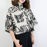 'Bone Pile' Boxy Button-Up (Size 2)