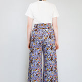 'Dreamy Floral' Collage Wide Leg Pants