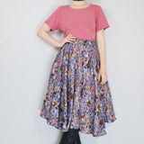 'Dreamy Floral' Collage Margot Skirt