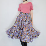 'Dreamy Floral' Collage Margot Skirt