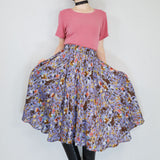 'Dreamy Floral' Collage Margot Skirt