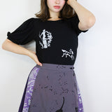 'Night Prowl' and Silver 'Shadow Canyon' Michelle Skirt (Size 1)