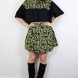 'Snake in Clover' Boxy Button-Up (Size 1)