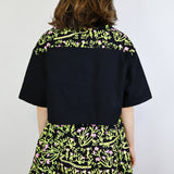 'Snake in Clover' Boxy Button-Up (Size 1)