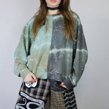 Dual Lightning Cropped Sweatshirt (Size 1, 2, 3)