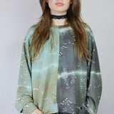 Dual Lightning Cropped Sweatshirt (Size 1, 2, 3)