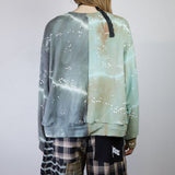 Dual Lightning Cropped Sweatshirt (Size 1, 2, 3)