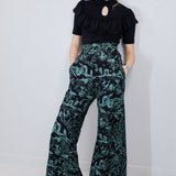'Moonlit Marsh' Wide Leg Pants