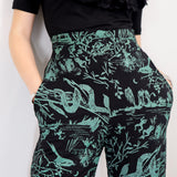 'Moonlit Marsh' Wide Leg Pants