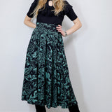 'Moonlit Marsh' Petra Skirt