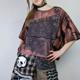 'Stars In Yr Eyes' Cropped Unisex Tee (Size 2)