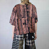 'Stars In Yr Eyes' Cropped Unisex Tee (Size 2)