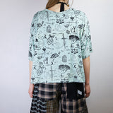 'Mint Spells' Cropped Unisex Tee (Size 2)