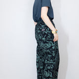 'Moonlit Marsh' Unisex Straight Leg Crêpe Pants