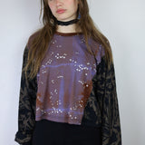 Coffee 'Fox Den' & 'Starlight' Boxy Long Sleeve (Sizes 1 & 3)