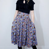 'Dreamy Floral' Collage Petra Skirt