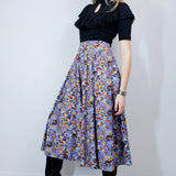 'Dreamy Floral' Collage Petra Skirt