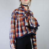Red Ruffle 'Saloon Blouse'