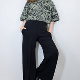 Moss 'Moonlit Marsh' Twill Boxy Button-Up