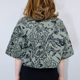 Moss 'Moonlit Marsh' Twill Boxy Button-Up