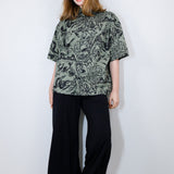 Moss 'Moonlit Marsh' Unisex Twill Button-Up
