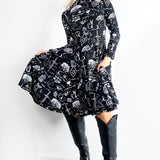 Spellbound Turtleneck Twirl Dress - Thief and Bandit