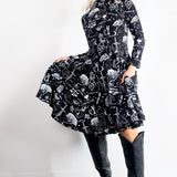 Spellbound Turtleneck Twirl Dress - Thief and Bandit